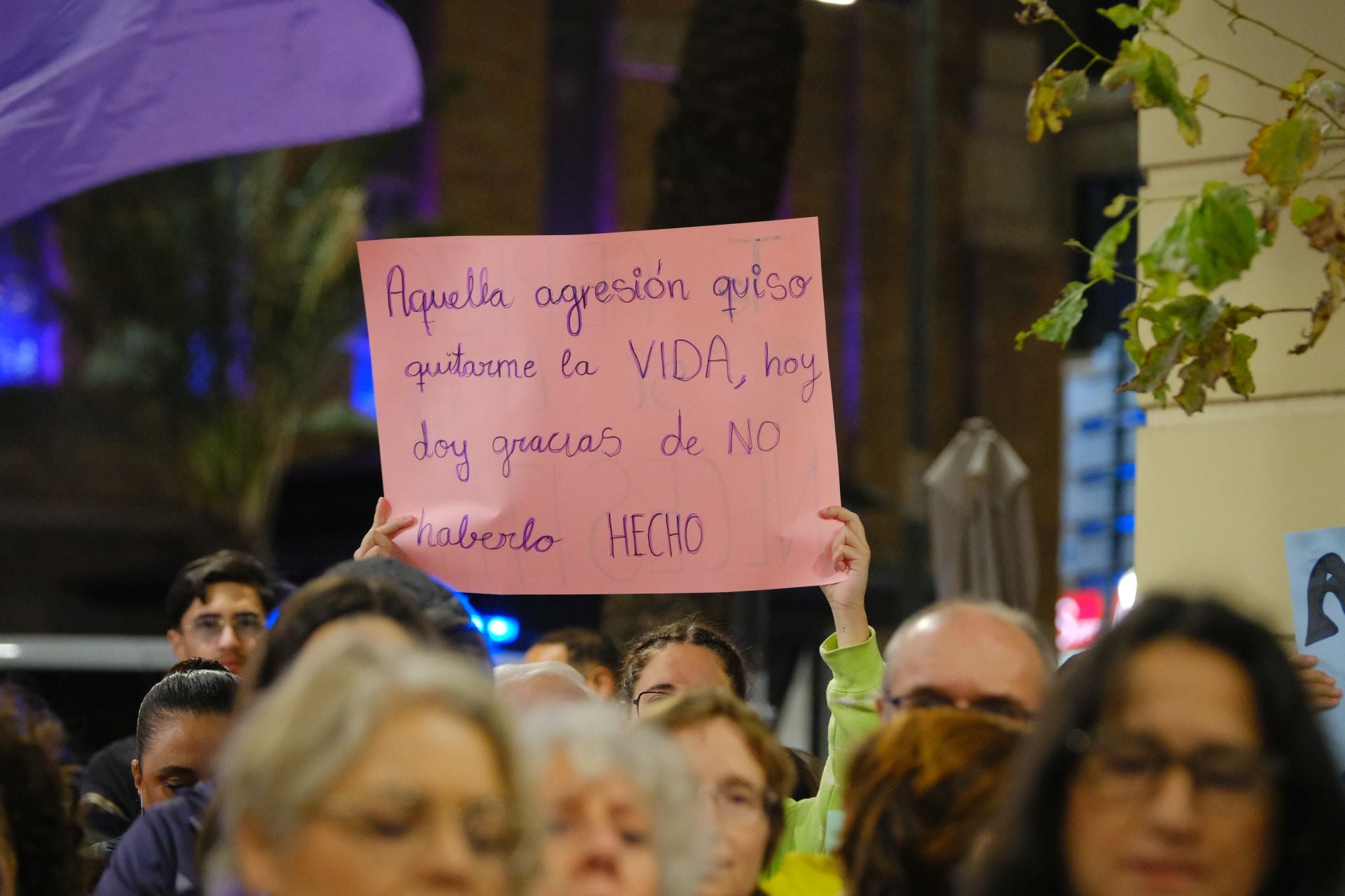 Alicante levanta la voz contra la violencia de género el 25N