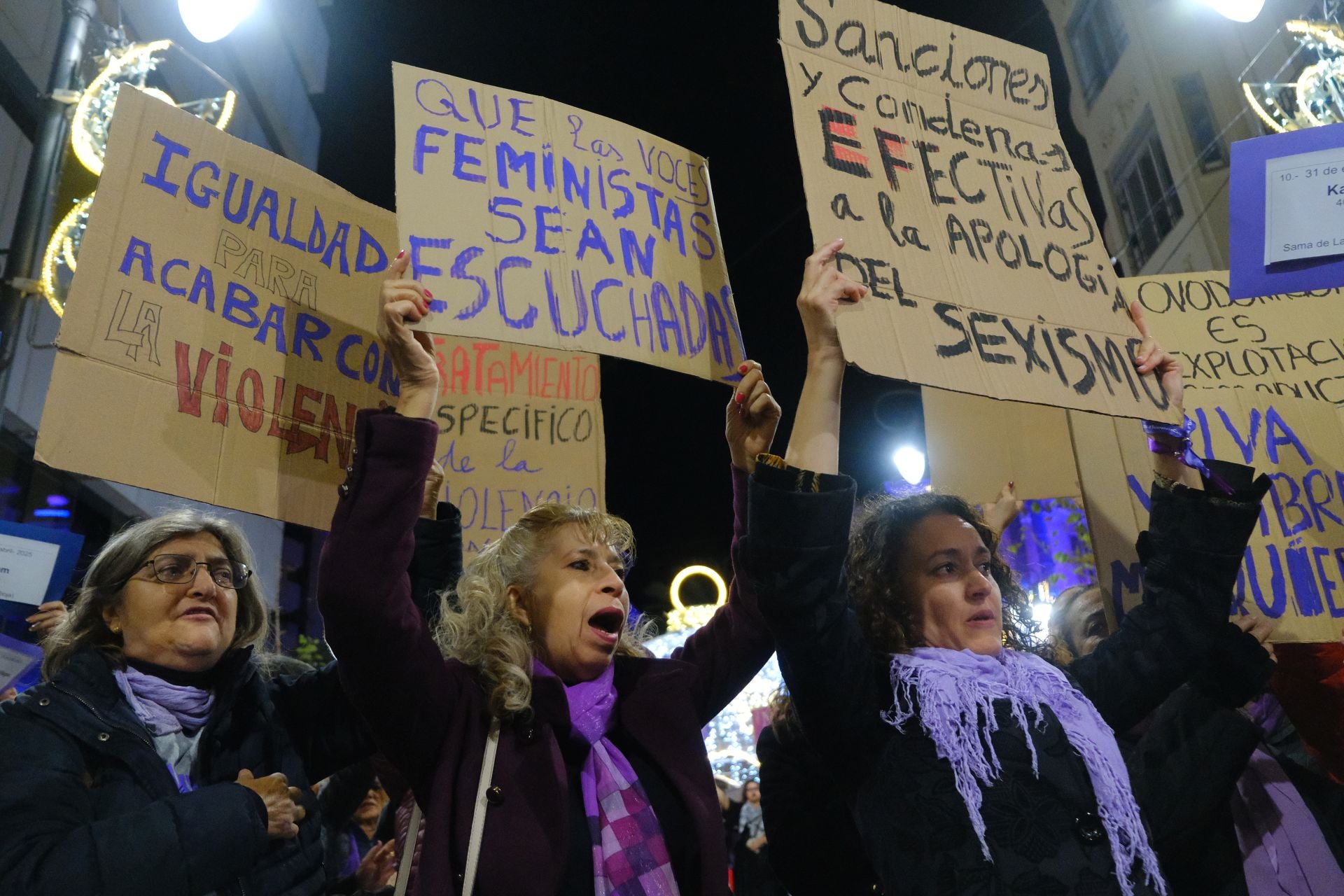 Alicante levanta la voz contra la violencia de género el 25N
