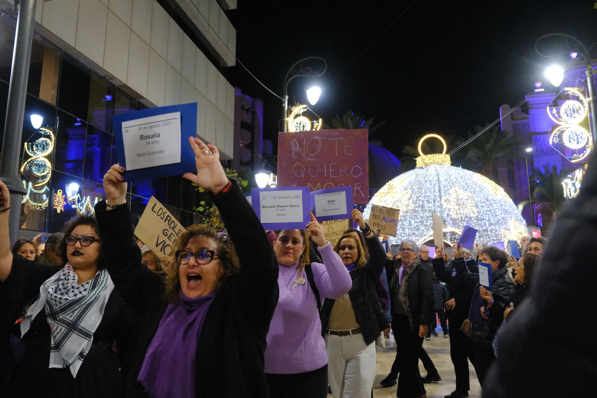 Alicante levanta la voz contra la violencia de género el 25N