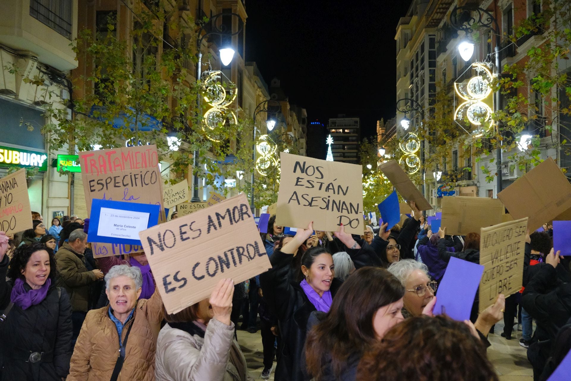 Alicante levanta la voz contra la violencia de género el 25N