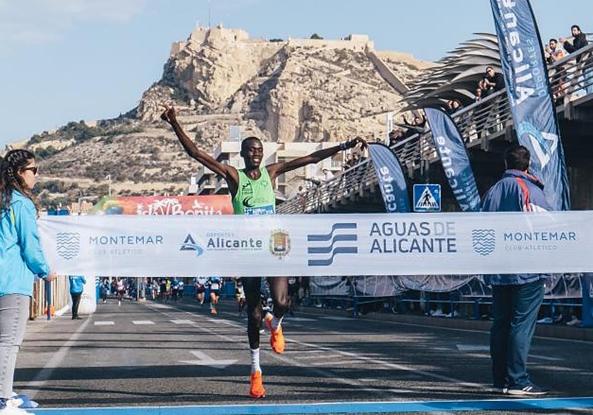 Winner of the Alicante half marathon.