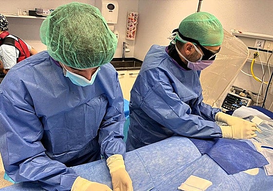 Integrantes del servicio de Electrofisiología del Hospital Universitario del Vinalopó de Elche.