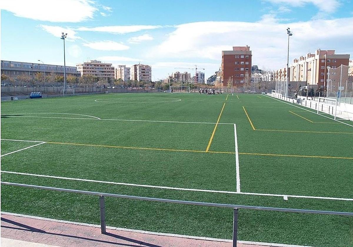 Polideportivo del barrio Garbinet de Alicante.