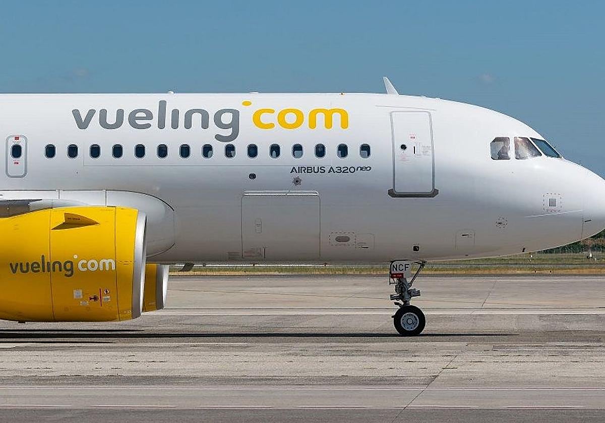 Avión de Vueling en Alicante.