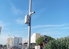 Una de las cámaras que vigilarán el municipio.