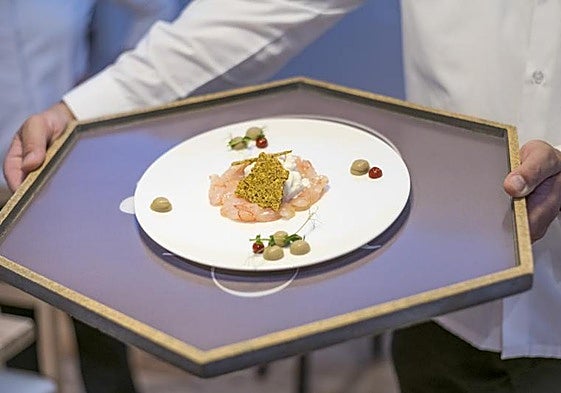 Uno de los platos del restaurante Alba de Alicante.