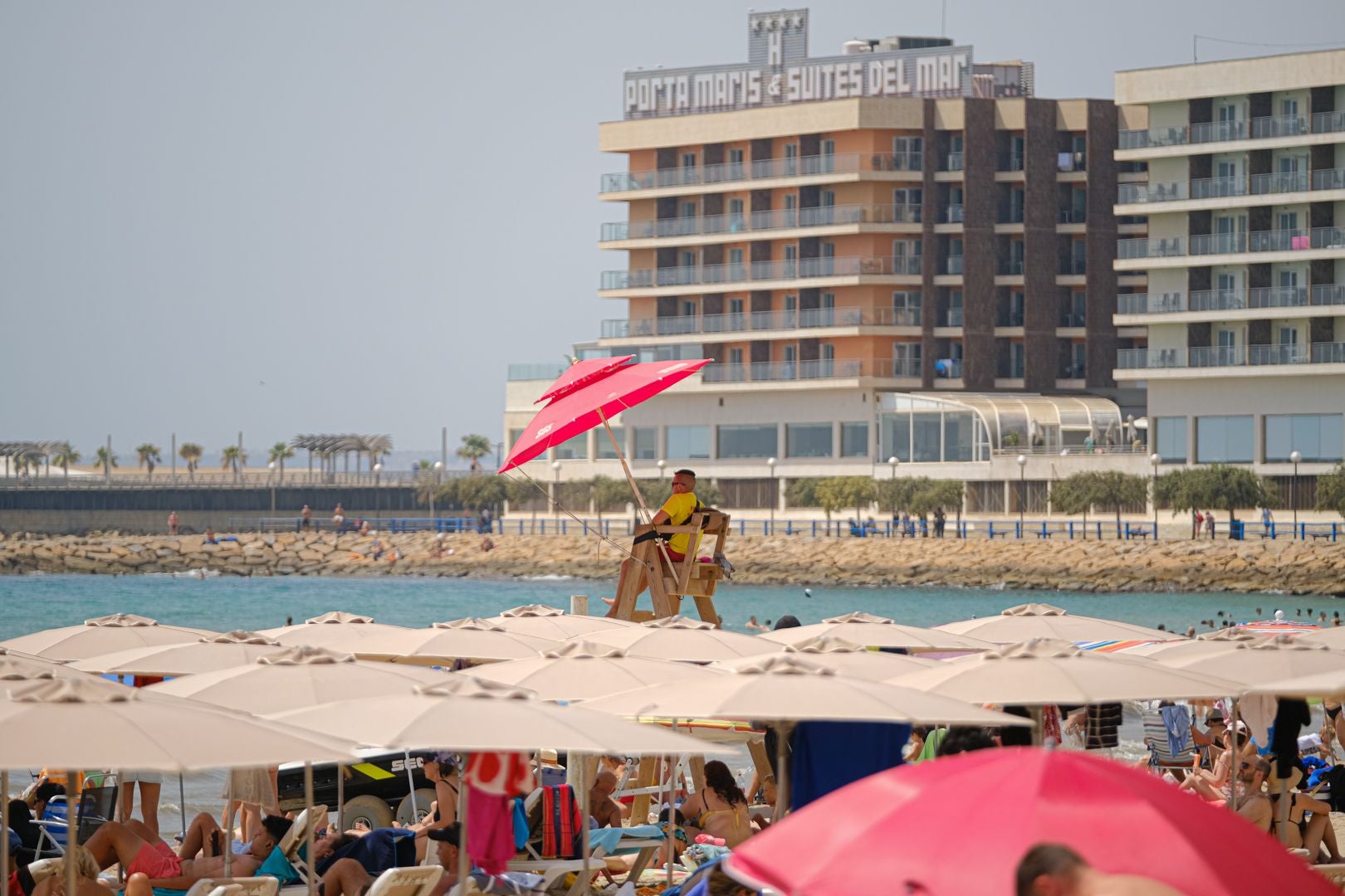 View of the Porta Maris hotel.