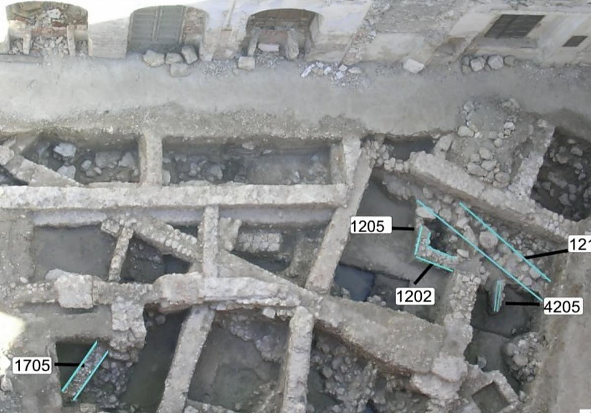 Image capturing the vestiges of the city's origin, found during the 2010 excavations.