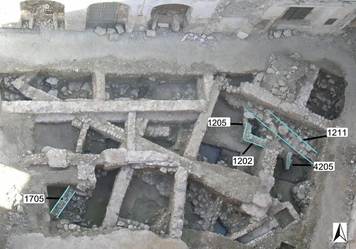 Imagen que recoge los vestigios del origen de la ciudad, encontrados en las excavaciones de 2010.