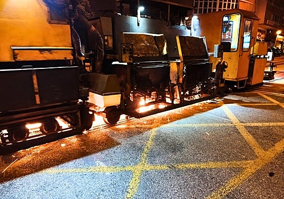 Imagen de los trabajos de mejora.