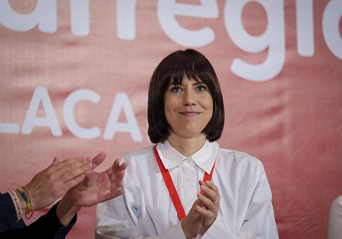 La secretaria general del PSPV-PSOE, Diana Morant, este sábado en Alicante.
