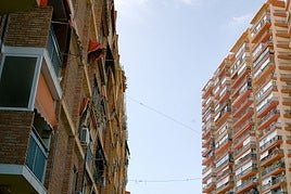 Viviendas en la ciudad de Alicante.