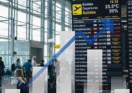 El aeropuerto de Alicante-Elche ha batido récord en la temporada alta.