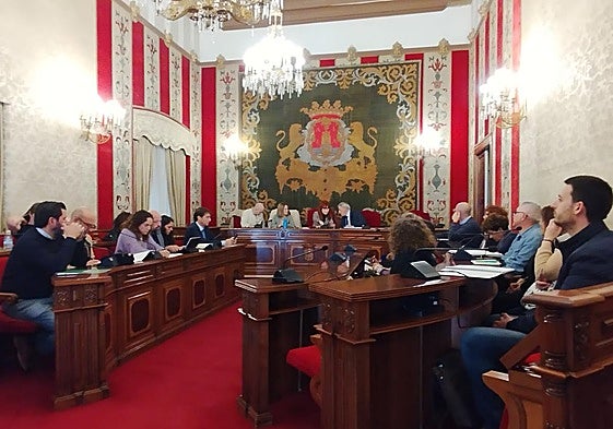 Reunión del Consejo Municipal de Personas con Diversidad Funcional, en el Salón de Plenos.