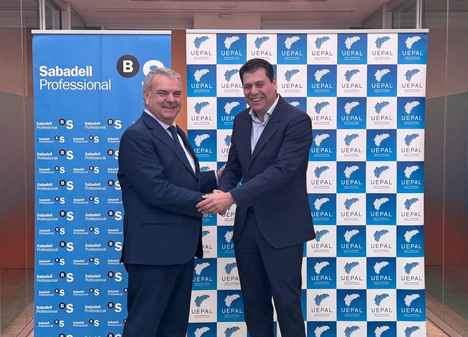 Signing of the agreement.