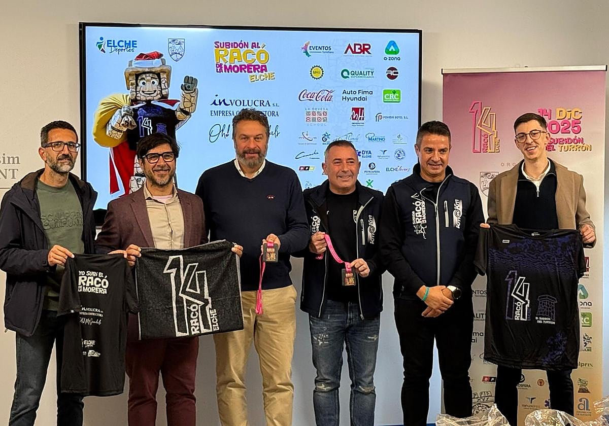 Presentación de la 14ª Subida al Racó de la Morera, que este año alcanza un récord histórico de 1.500 participantes.