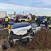 El accidente se ha producido en la N-340 en el término municipal de Cox