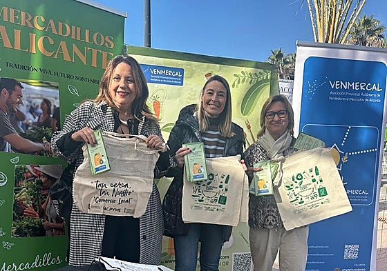 Presentación de la iniciativa en el mercado de Babel.
