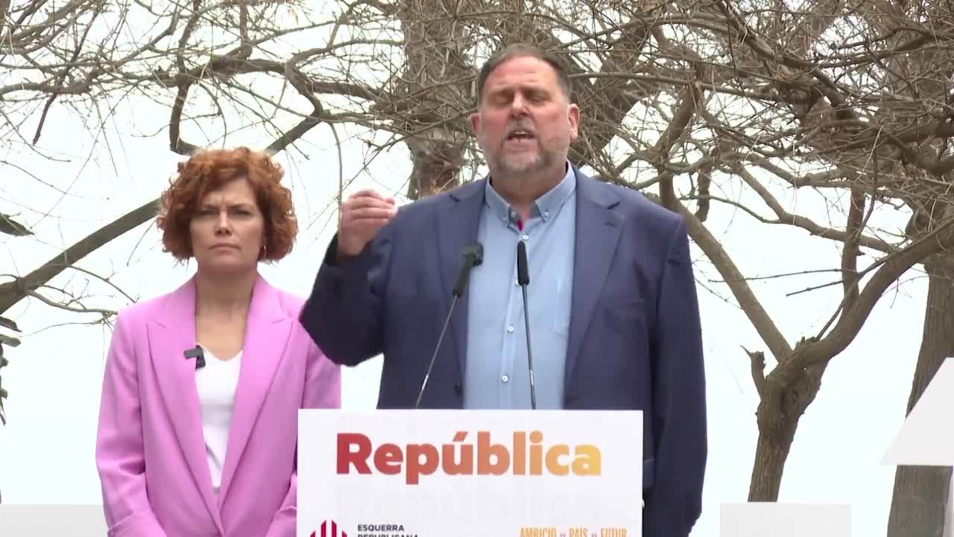 Junqueras (ERC) dice que luchan "solos" en la batalla por las infraestructuras de Catalunya