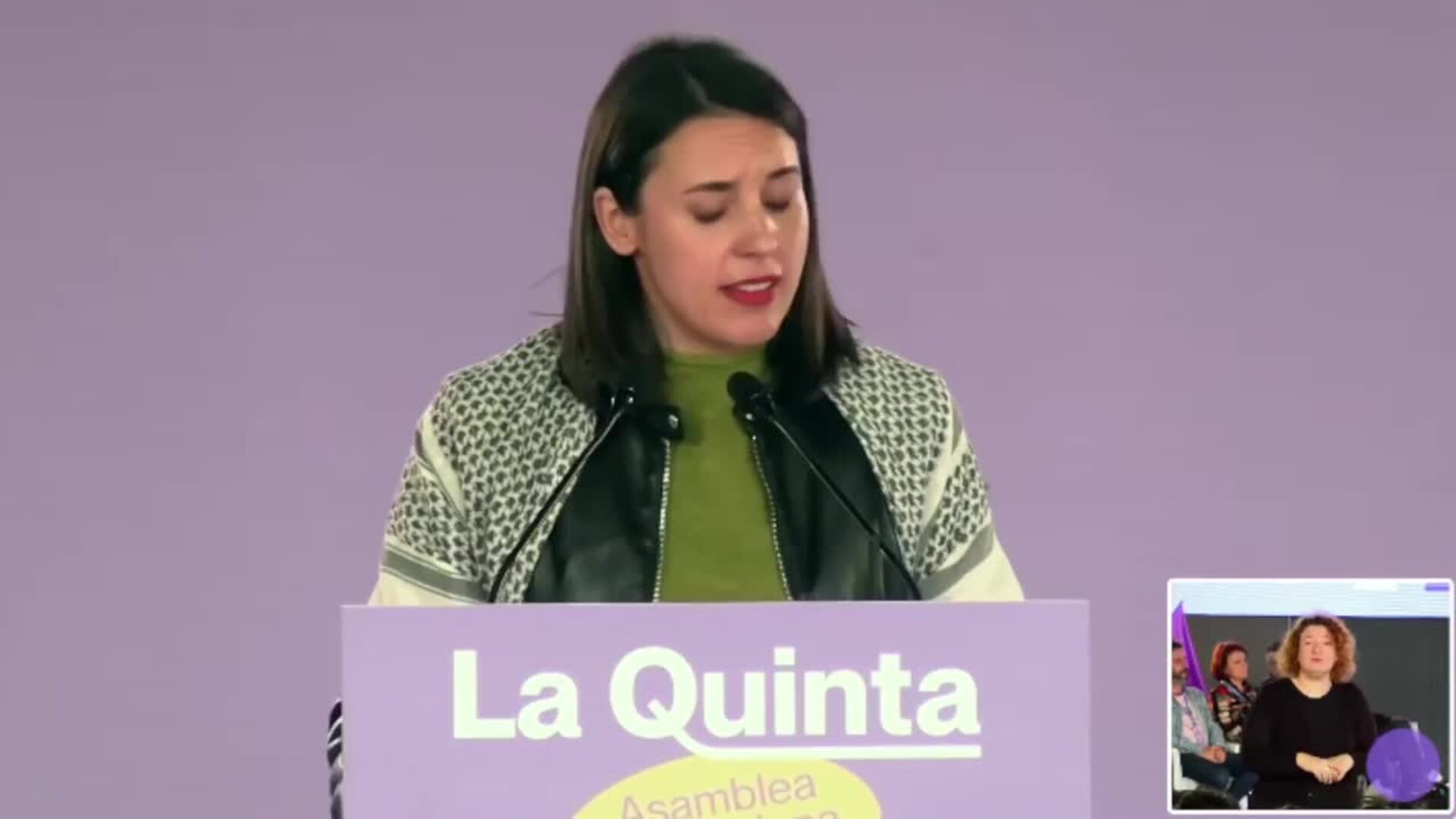 Montero quiere levantar la izquierda del 'No a la guerra' ante Sánchez y critica la monarquía