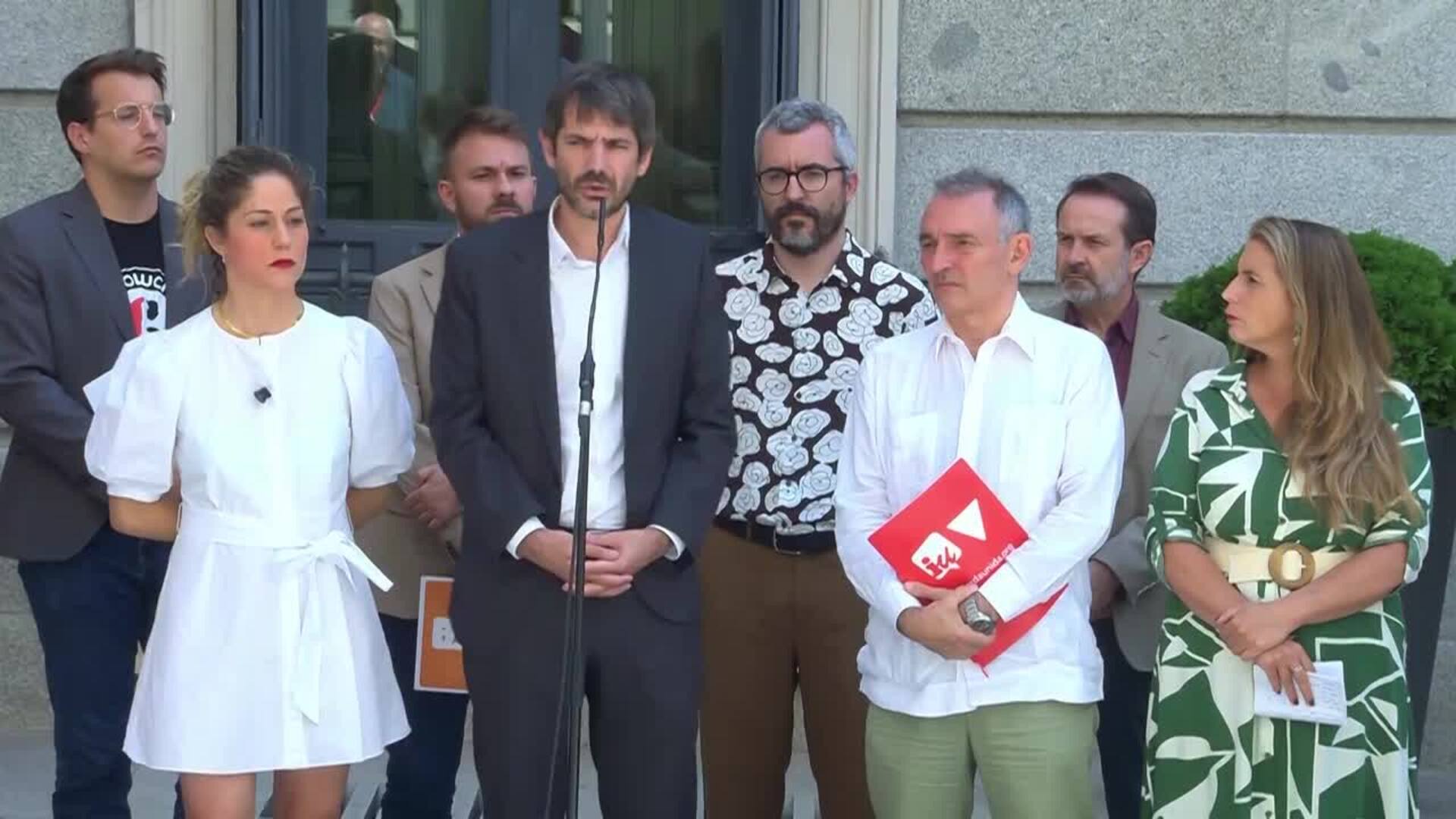 Sumar ve riesgo de que la legislatura embarranque por el "inmovilismo" del PSOE