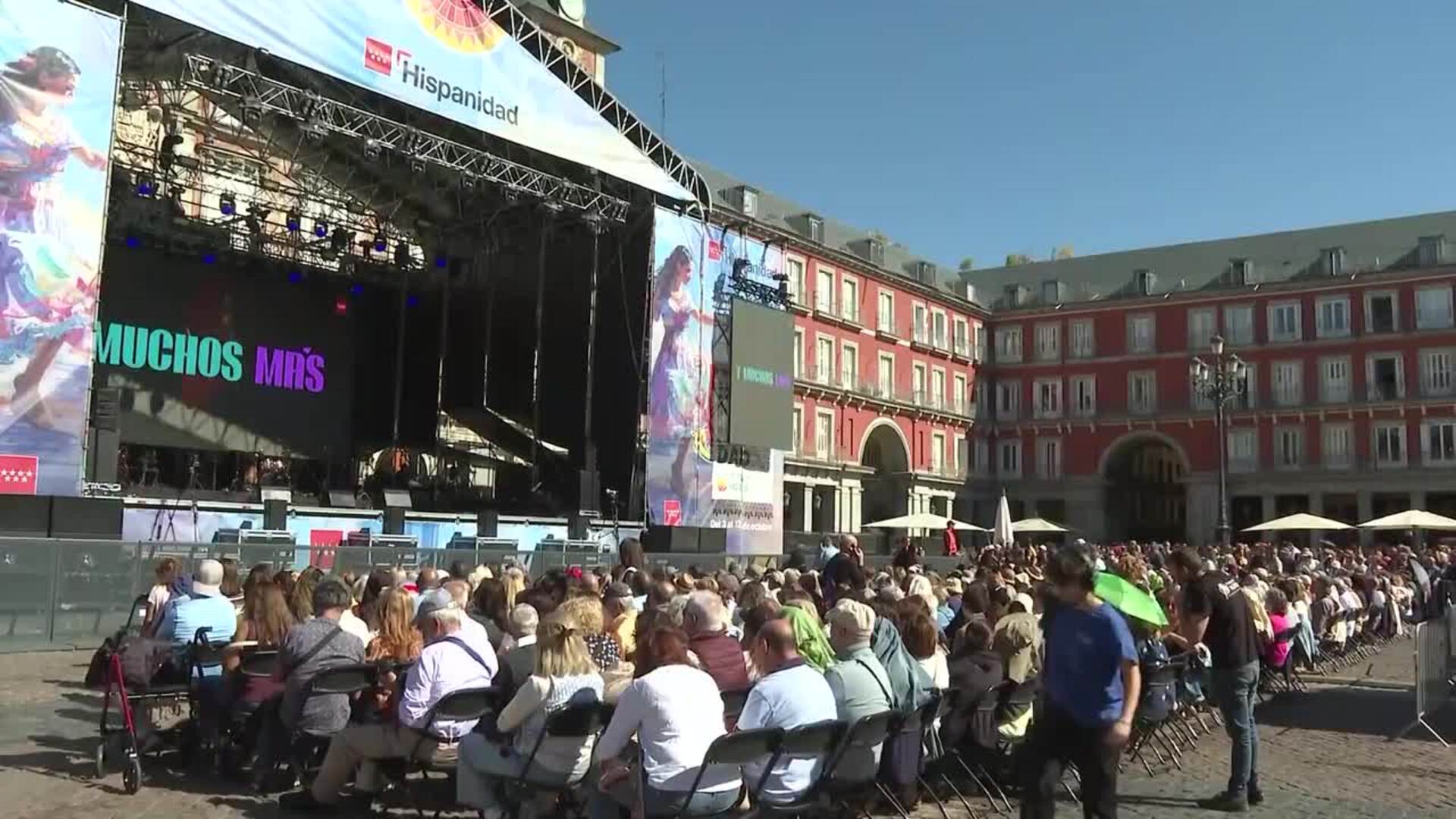 Mocedades y Trío Los Panchos ponen ritmo a Madrid en este sábado de Hispanidad