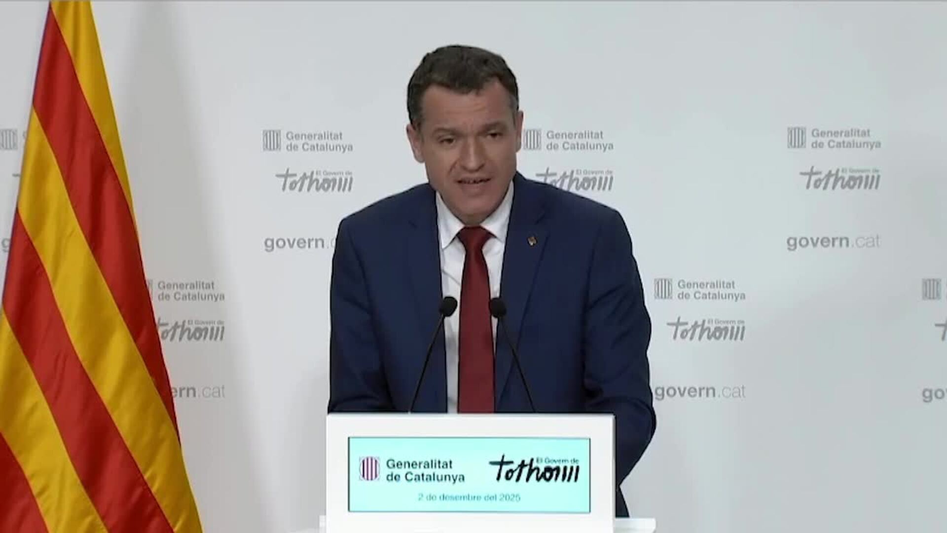 Ordeig mantiene en 2 los casos positivos de PPA en Catalunya: "No hay novedades"