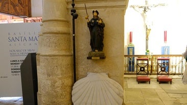Saint James the Apostle at the Basilica of Santa María.