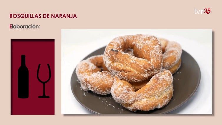 ¿Cuál es la receta de las rosquillas de naranja?